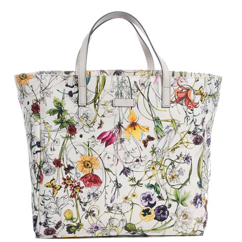 gucci rainbow bag|gucci flower tote bag.